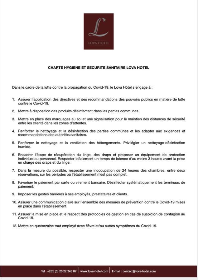 Lova Hotel Antananarywa Zewnętrze zdjęcie